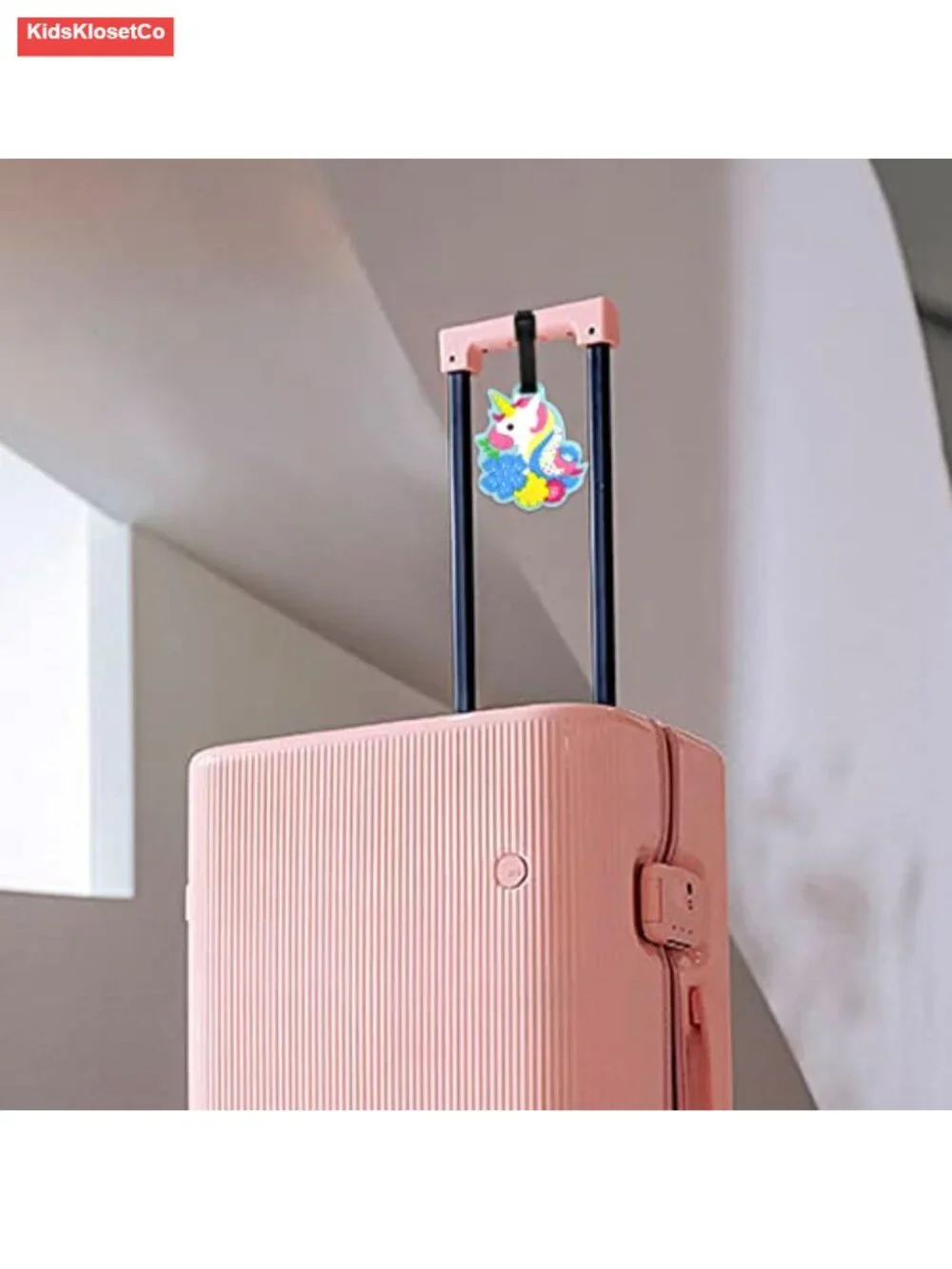 Cute Unicorn Silicone Luggage Tag for Suitcase Backpack Travel ID Tag